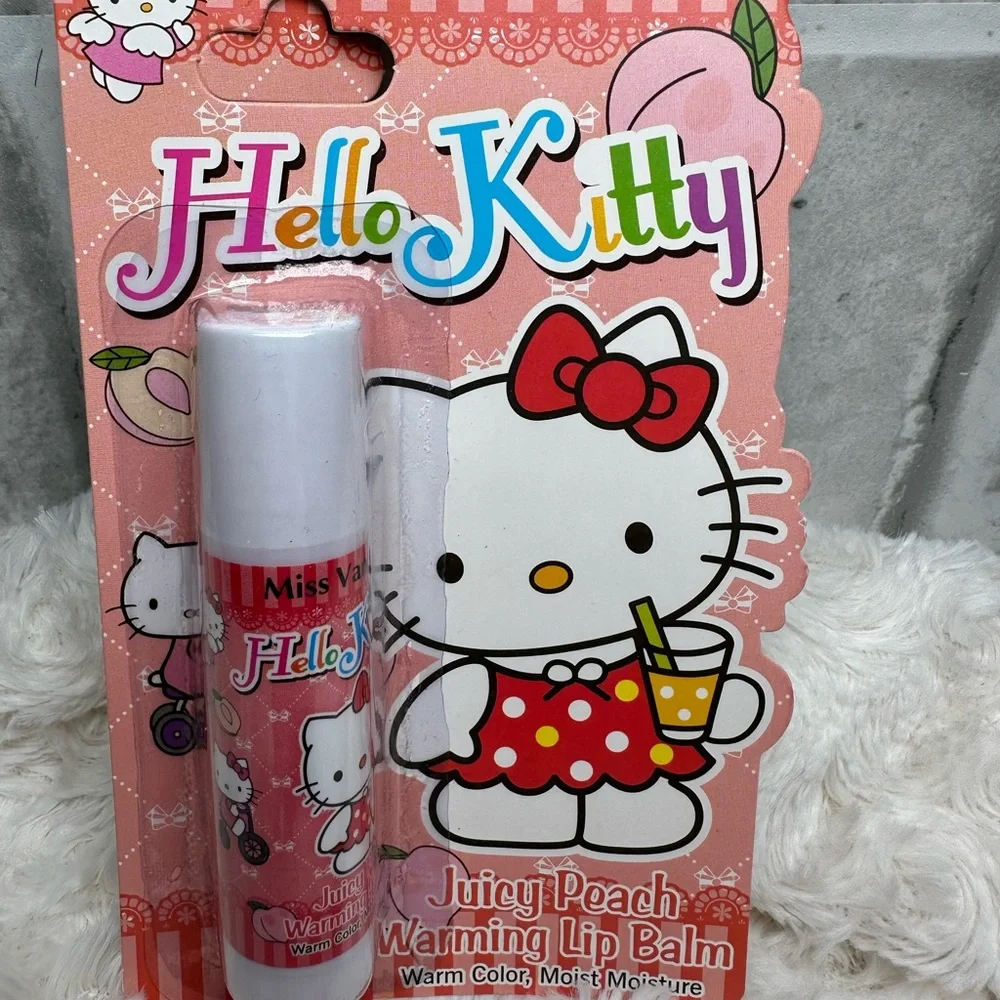 Hello Kitty Bundle Pink Kids Hair Accessories Gift Set with Keychain & Brush